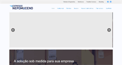 Desktop Screenshot of expressonepomuceno.com.br